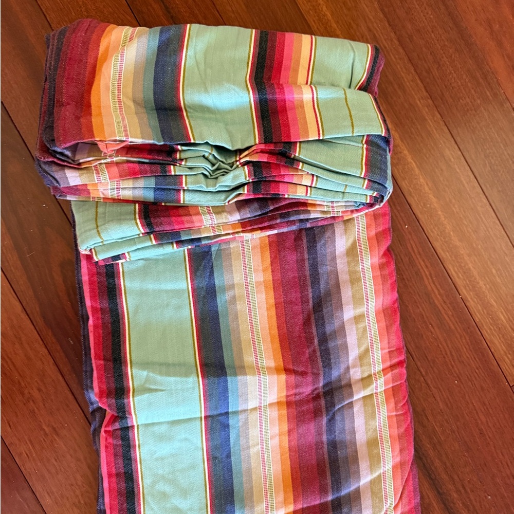 Far West Duvet Cover El Cosmico Aztec Stripe King- 103x86 In Never Used - Picture 5 of 9